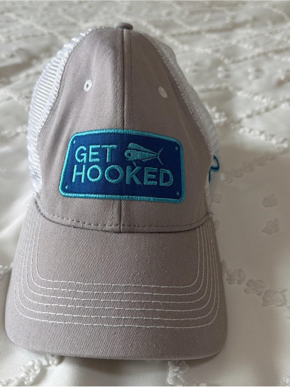 Southern Lure Hat Cap Adult Trucker One Size Snapback Fishing Get Hooked Fish